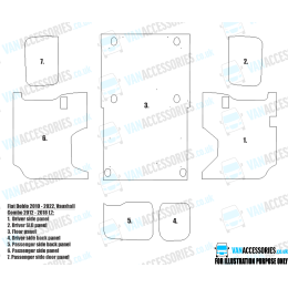 Wisadeck Floor, Wheelboxes with Plastic Sides and Door Panels