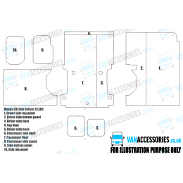 Wisadeck Floor, Wheelboxes with Plastic Sides and Door Panels