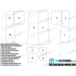 Plywood Floor, Sides, Wheelboxes and Door Panels