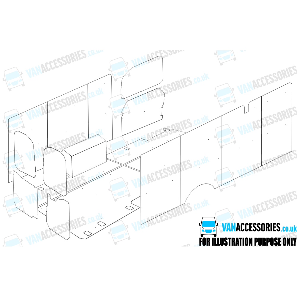 Plywood Floor, Sides, Wheelboxes and Door Panels