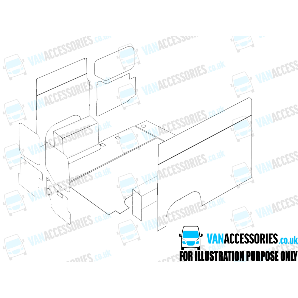 Plywood Floor, Sides, Wheelboxes and Door Panels