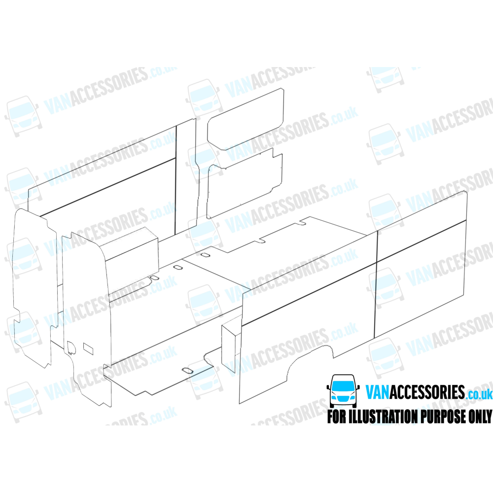 Plywood Floor, Sides, Wheelboxes and Door Panels