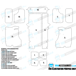 Wisadeck Floor, Wheelboxes with Plastic Sides and Door Panels