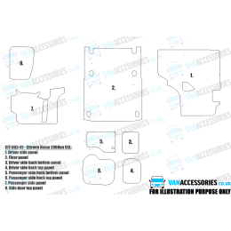 Wisadeck Floor, Wheelboxes with Plastic Sides and Door Panels