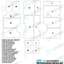 Wisadeck Floor, Wheelboxes with Plastic Sides and Door Panels