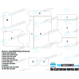 Wisadeck Floor, Wheelboxes with Plastic Sides and Door Panels