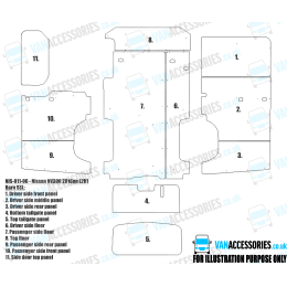 Wisadeck Floor, Wheelboxes with Plywood Sides and Door Panels