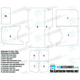 Plywood Floor, Sides, Wheelboxes and Door Panels